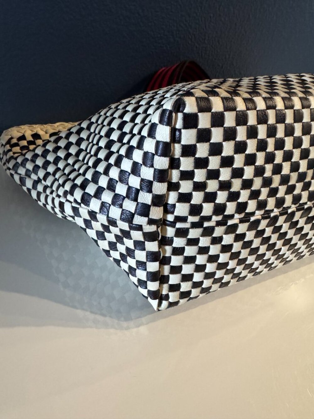 Clare V Checkered Bateau Tote - Picture 4 of 9